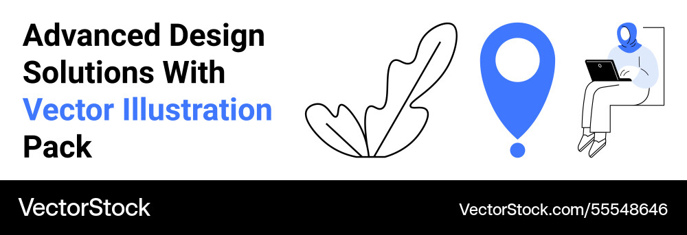Creative design elements featuring leaf map Creative design elements featuring leaf map vector image