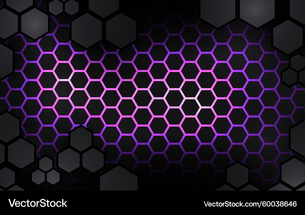 Geometric Tech Background - Lighted Pattern – Royalty-Free Vector ...