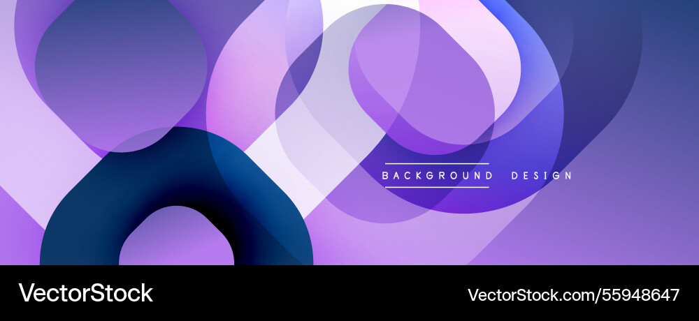 Circular abstract design with overlapping Circular abstract design with overlapping vector image