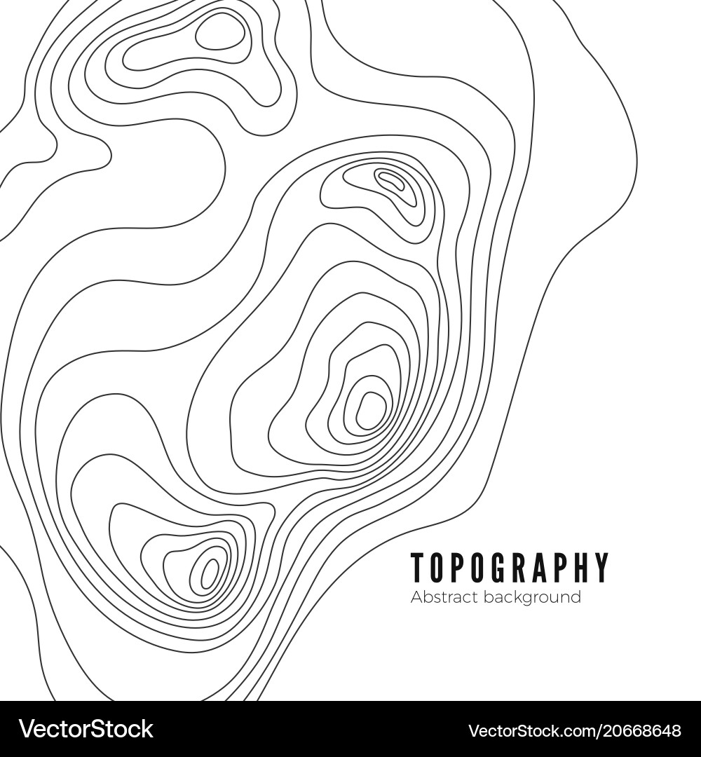 Landscape geodesy topography map line texture Vector Image