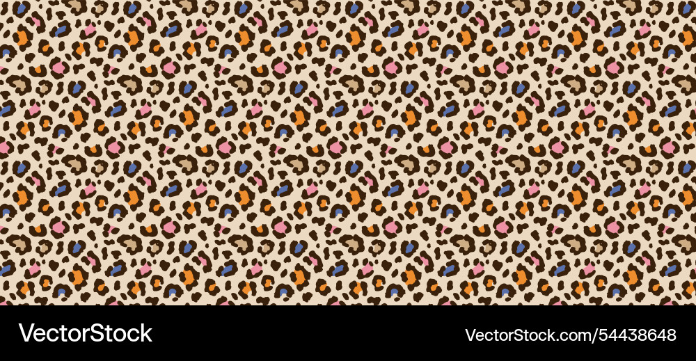 Leopard Cheetah Print Pattern vector image