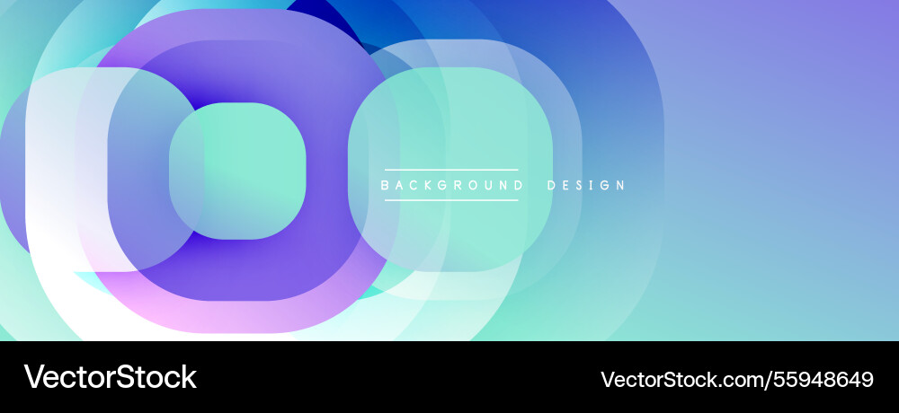 Circular abstract design with overlapping Circular abstract design with overlapping Vector Image