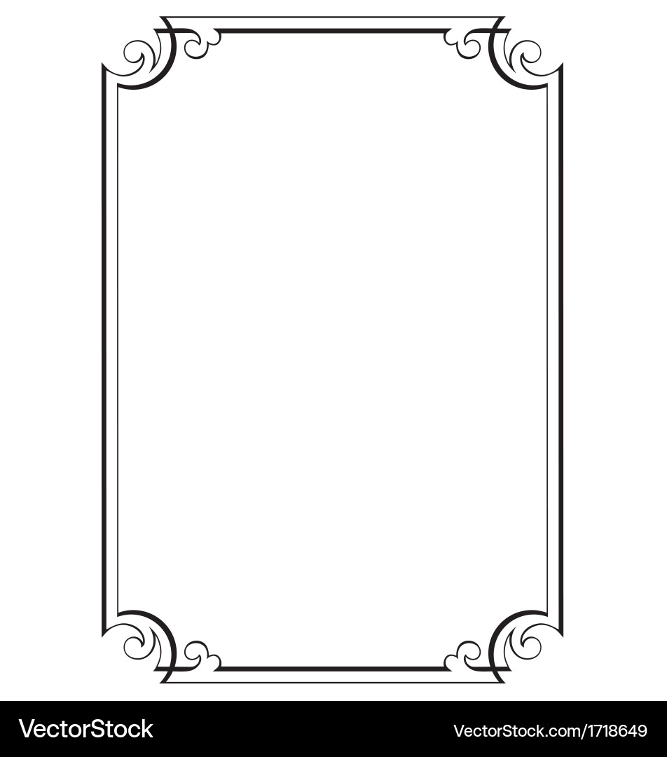 Elegant Page Ornament vector image