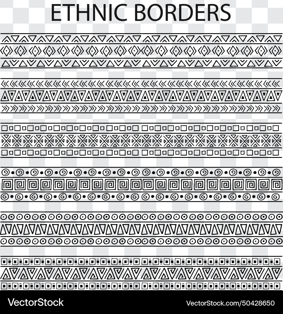 A set of elements print Vector Image
