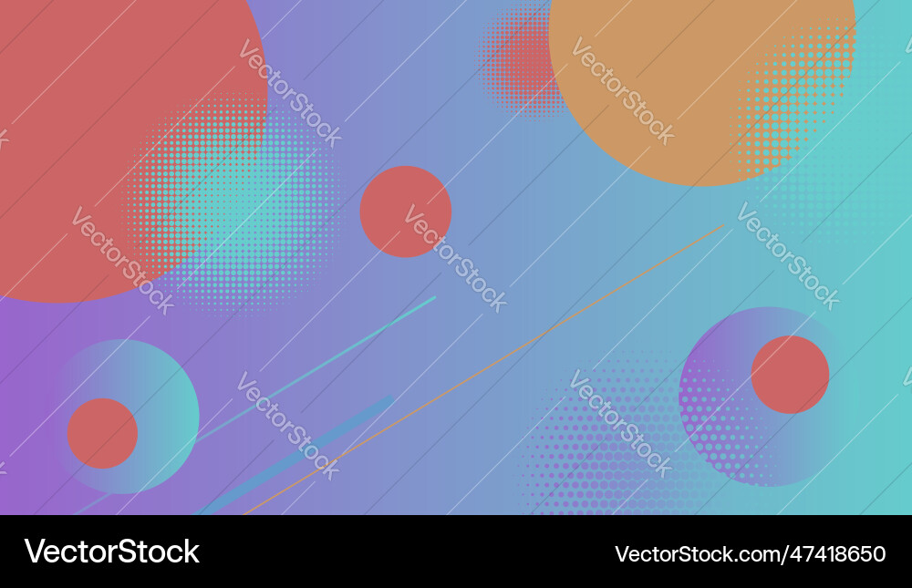 Abstract background simple geometric shapes vector image