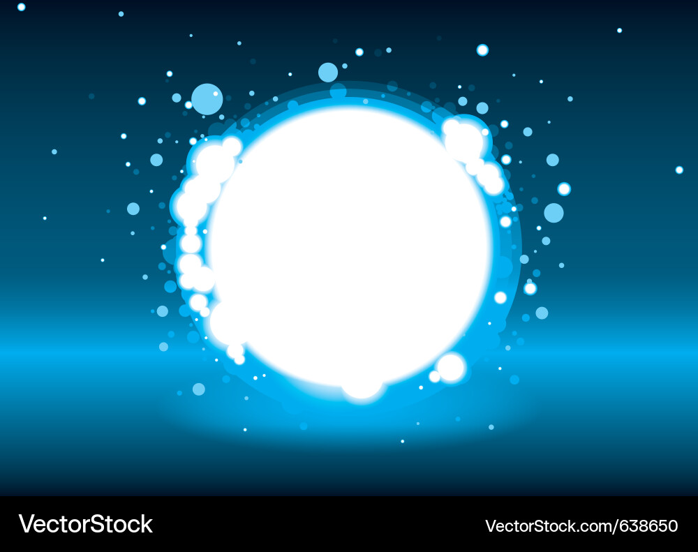 Abstract Glowing Particle Background vector image
