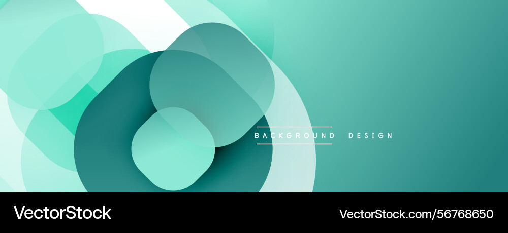 Abstract teal background features overlapping Abstract teal background features overlapping vector image