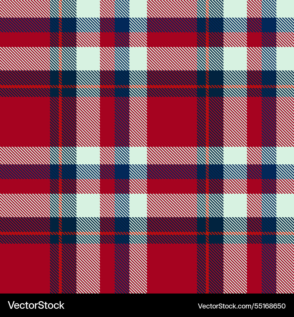 Seamless diagonal plaid pattern combining soft Vector Image