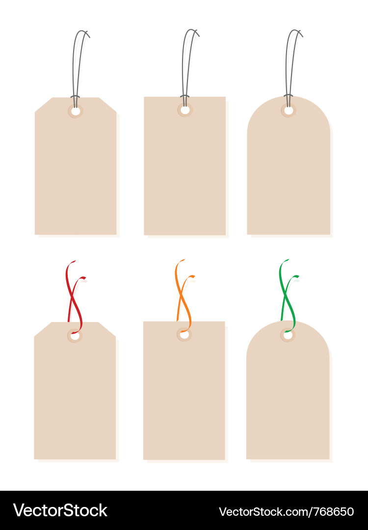 Tag Collection vector image