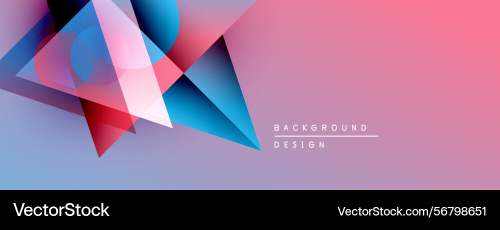 Abstract geometric shapes overlap creating Abstract geometric shapes overlap creating vector image