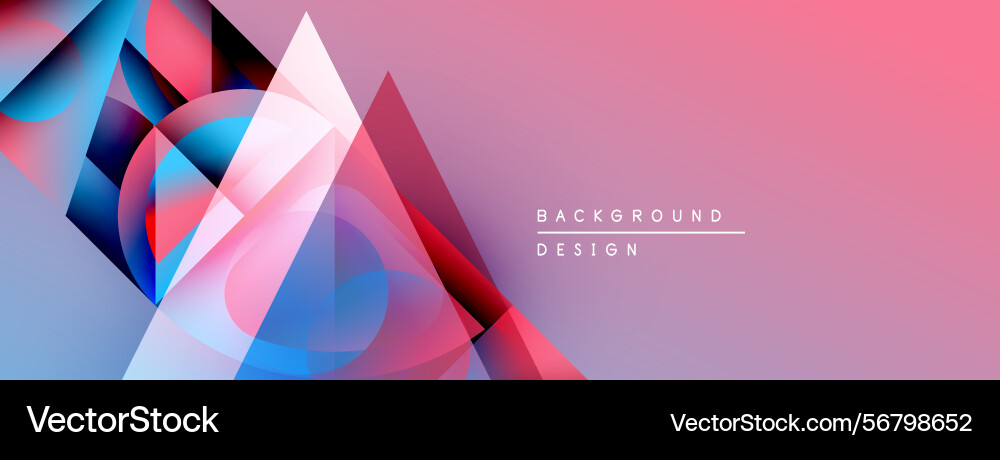 Abstract geometric shapes overlap creating Abstract geometric shapes overlap creating vector image