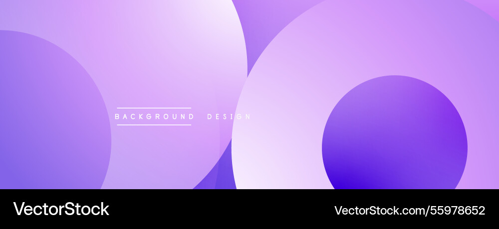 Background design with overlapping circular Vector Image