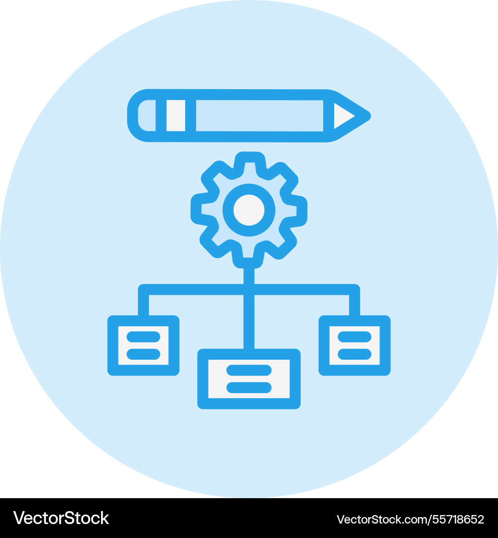 Framework icon design Vector Image