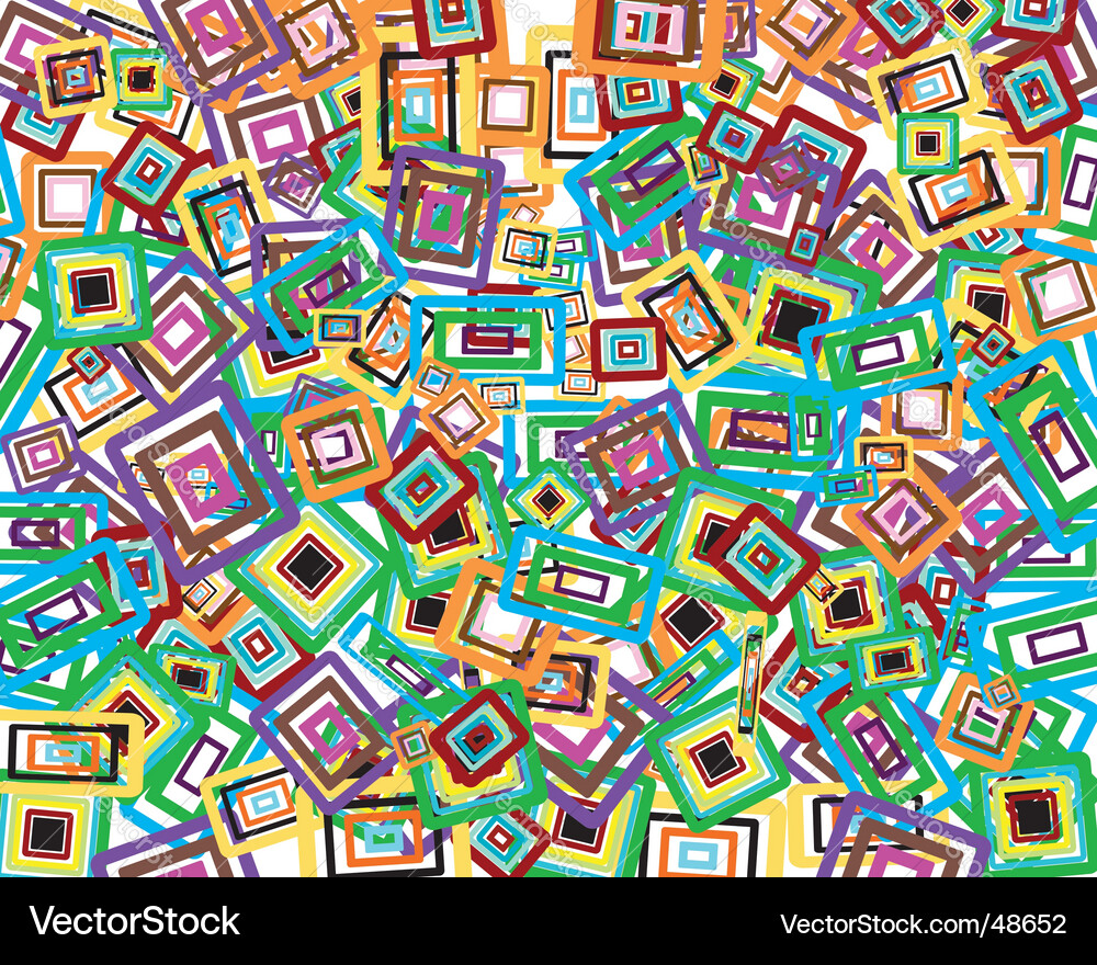 Rectangles background Vector Image