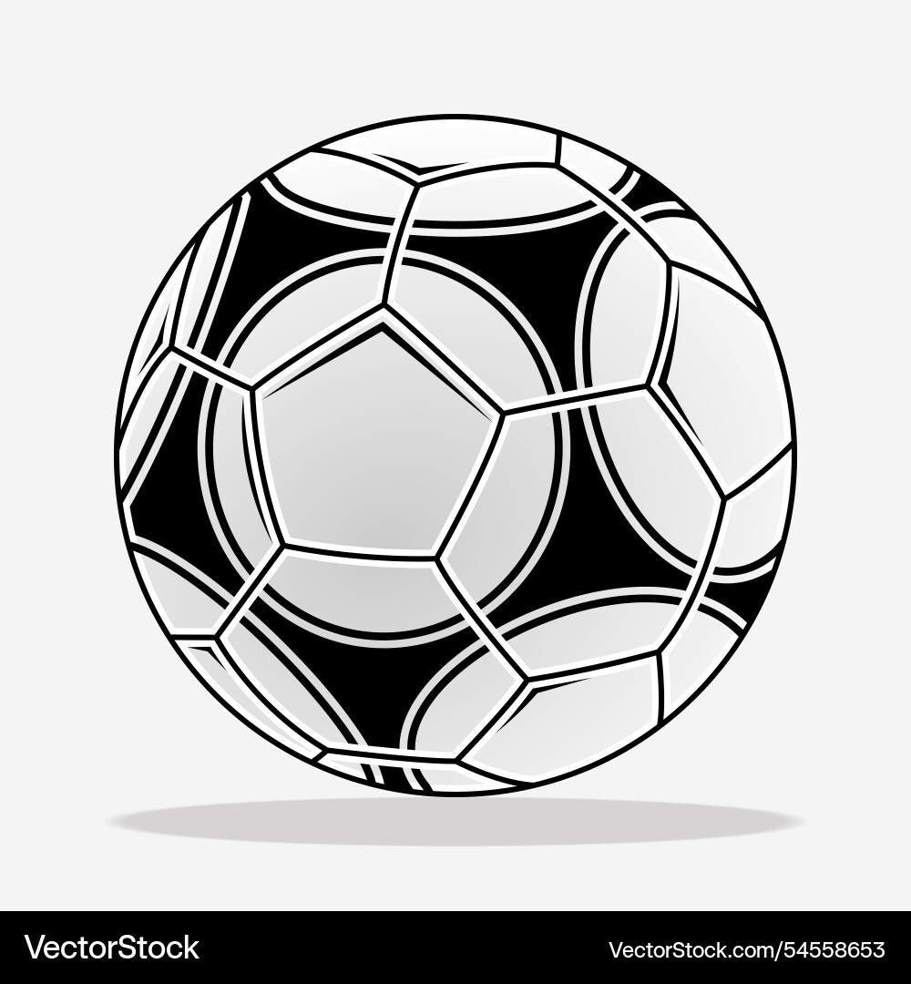 Soccer ball Royalty Free Vector Image - VectorStock