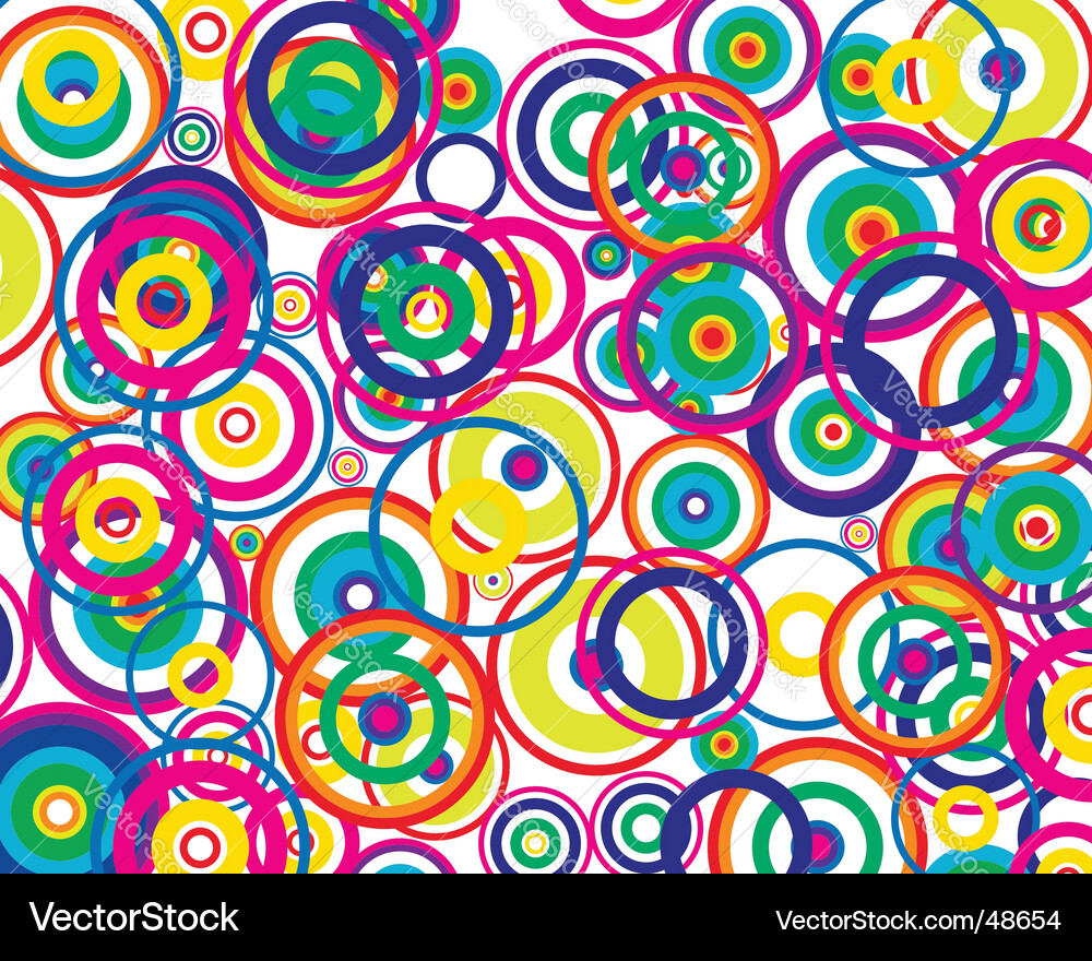 Circles background Vector Image