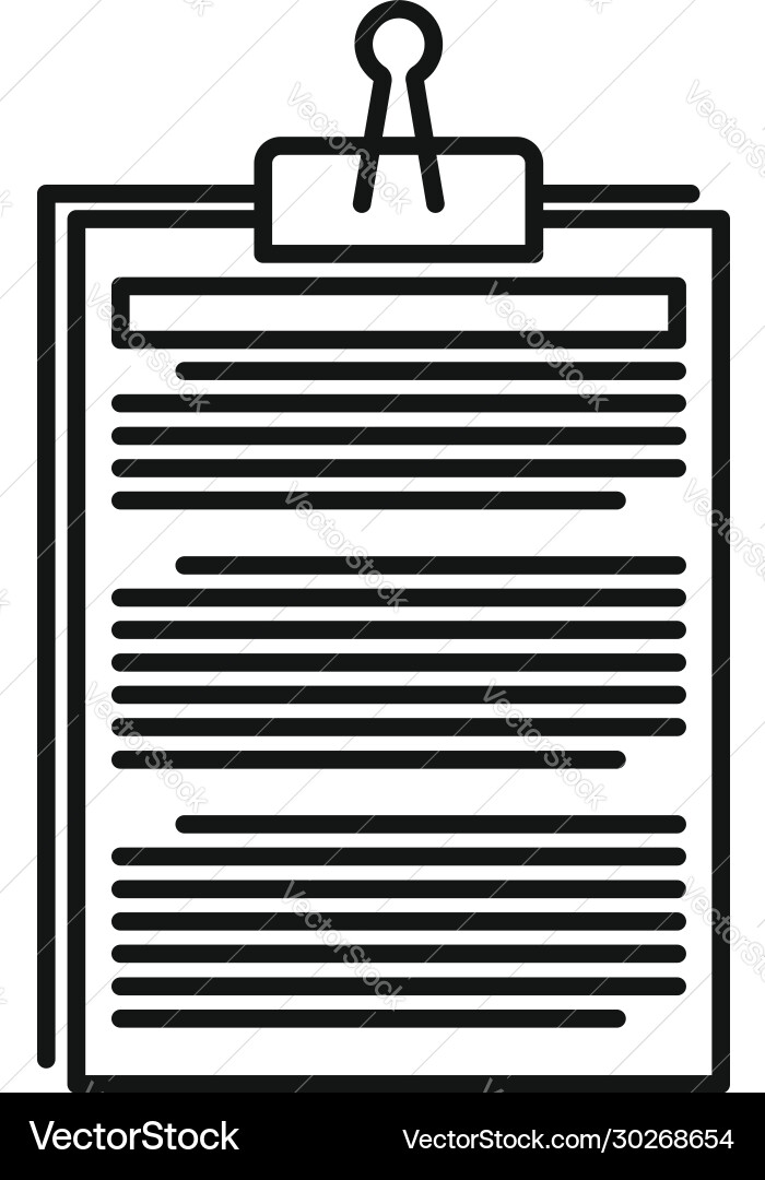 Copy editor icon outline style Copy editor icon outline style vector image