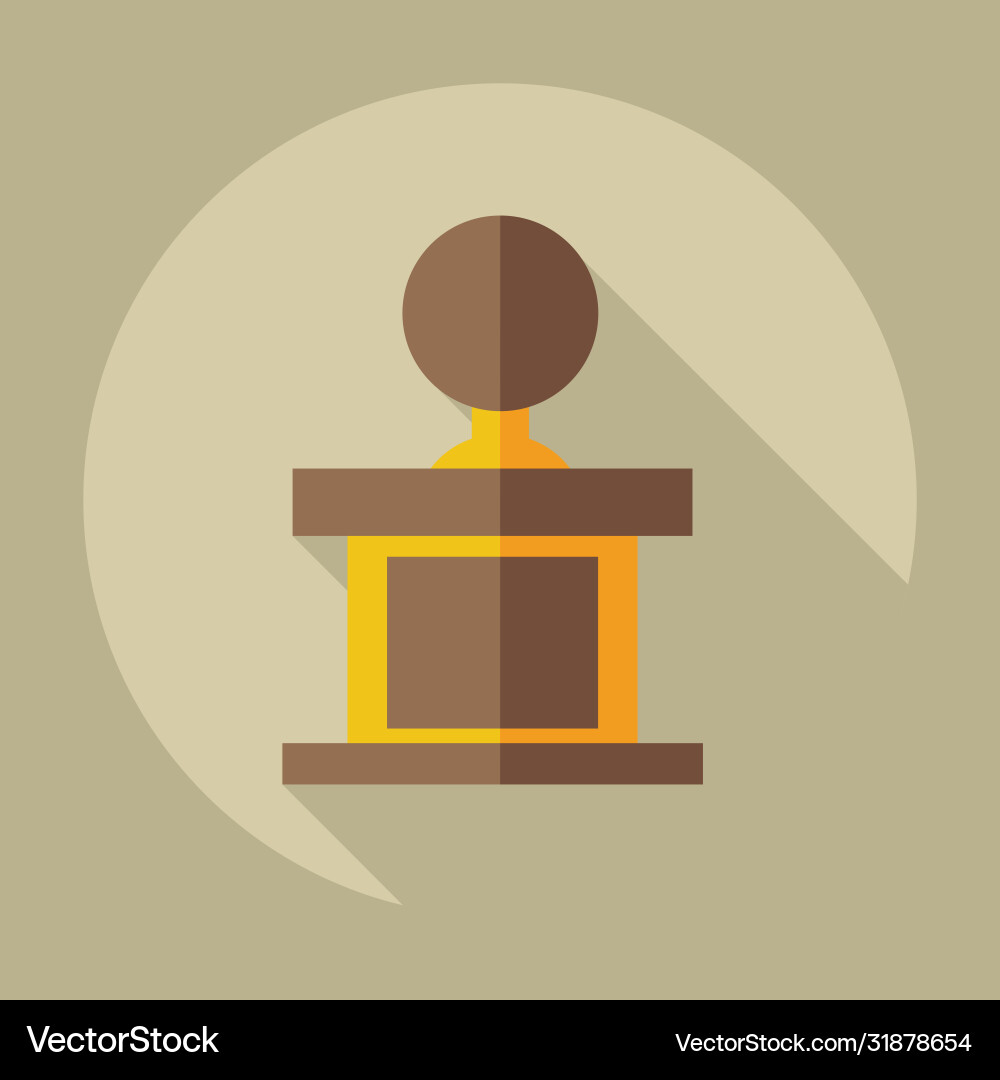 Flat modern design with shadow icons judge Flat modern design with shadow icons judge vector image