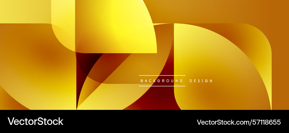 Abstract golden design features overlapping Abstract golden design features overlapping Vector Image
