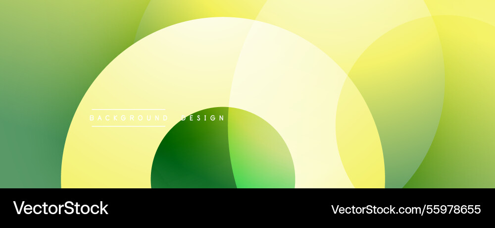 Background design with overlapping circular Vector Image