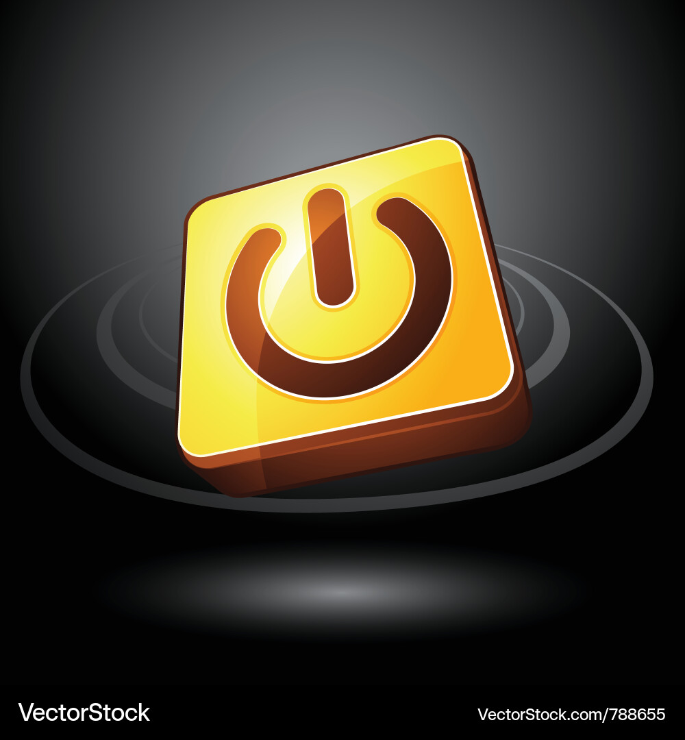 Power button Vector Image