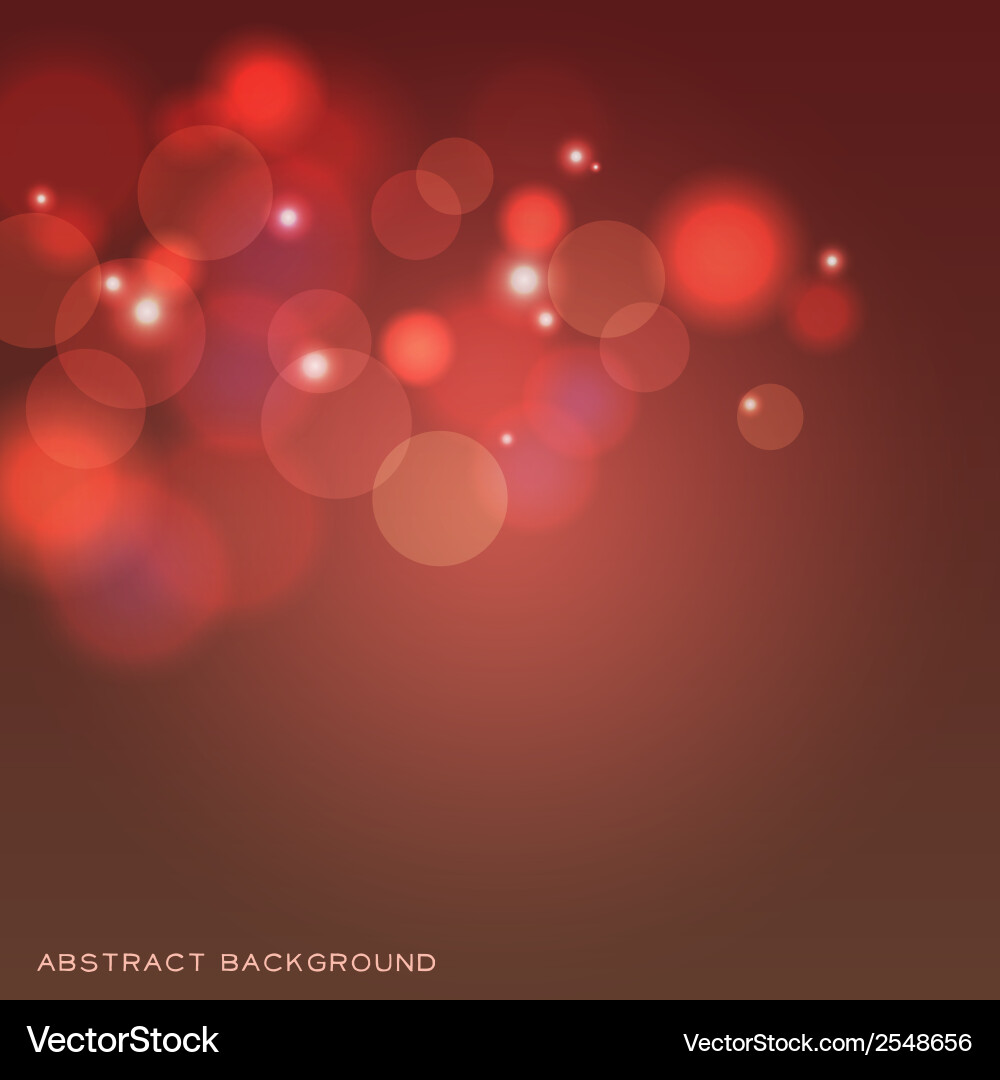 Abstract colorful bokeh background Vector Image