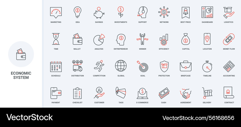Economy and finance efficiency of budget Economy and finance efficiency of budget vector image