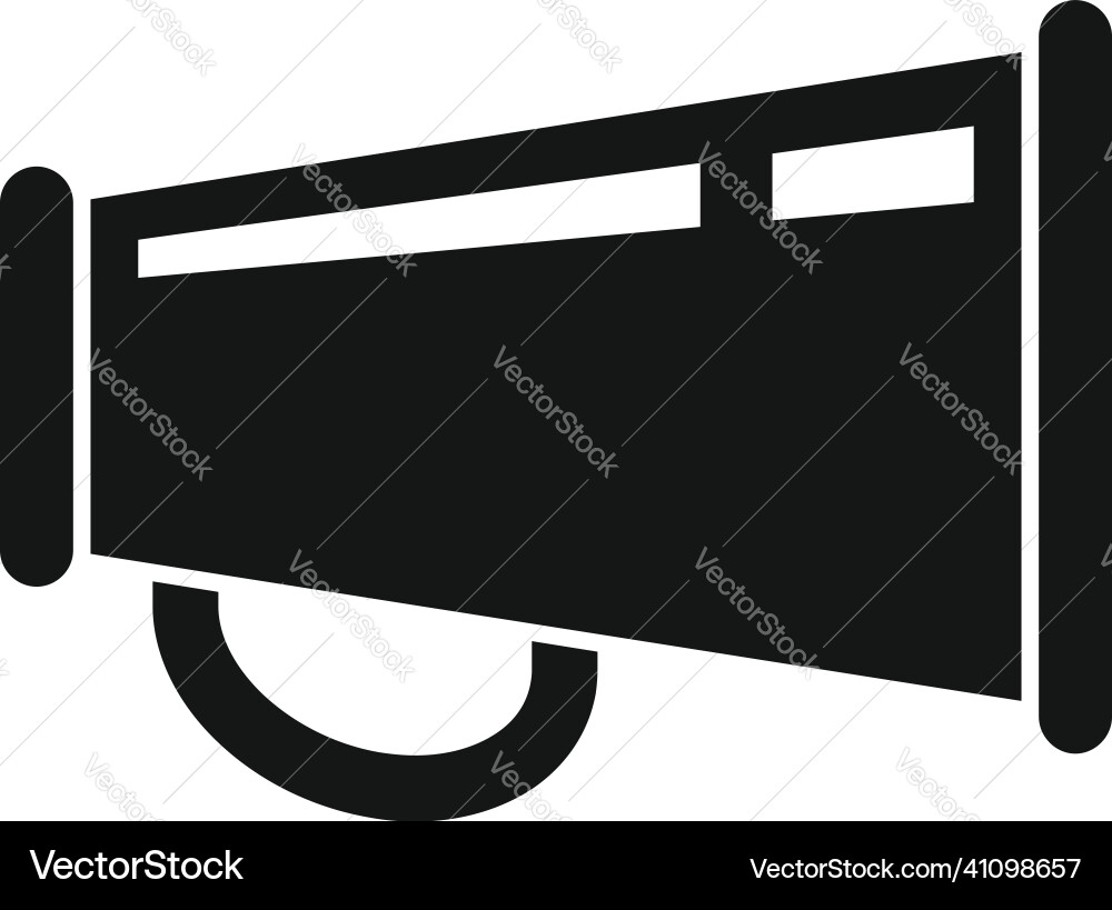 Cinema bullhorn icon simple making movie Cinema bullhorn icon simple making movie vector image