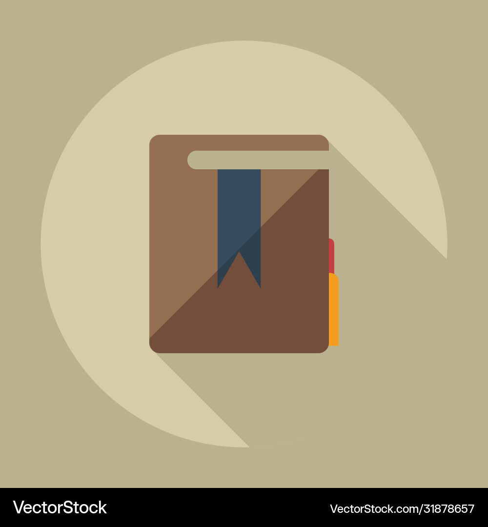 Flat modern design with shadow icons folder decree Vector Image
