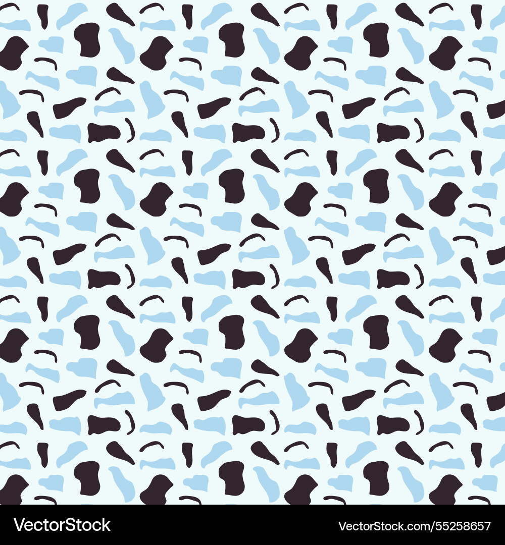Pattern with leopard print Vector Image