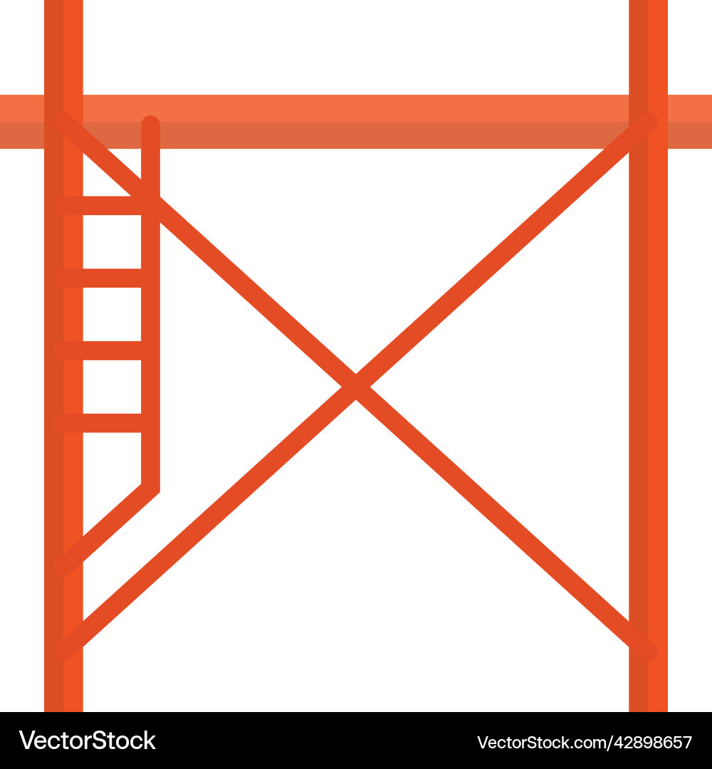 Scaffolding Icon Set vector image