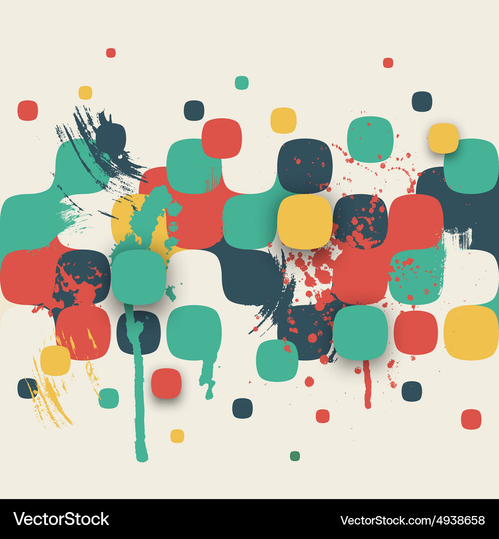 Abstract texture with squares Vector Image