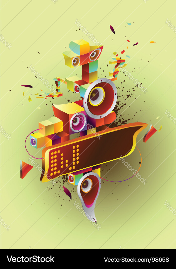 Dynamic Soundscape Vector Image