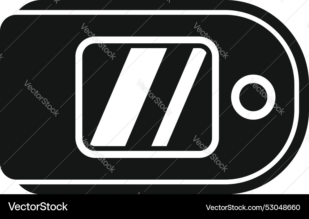 Smart car key using keyless entry system icon Vector Image