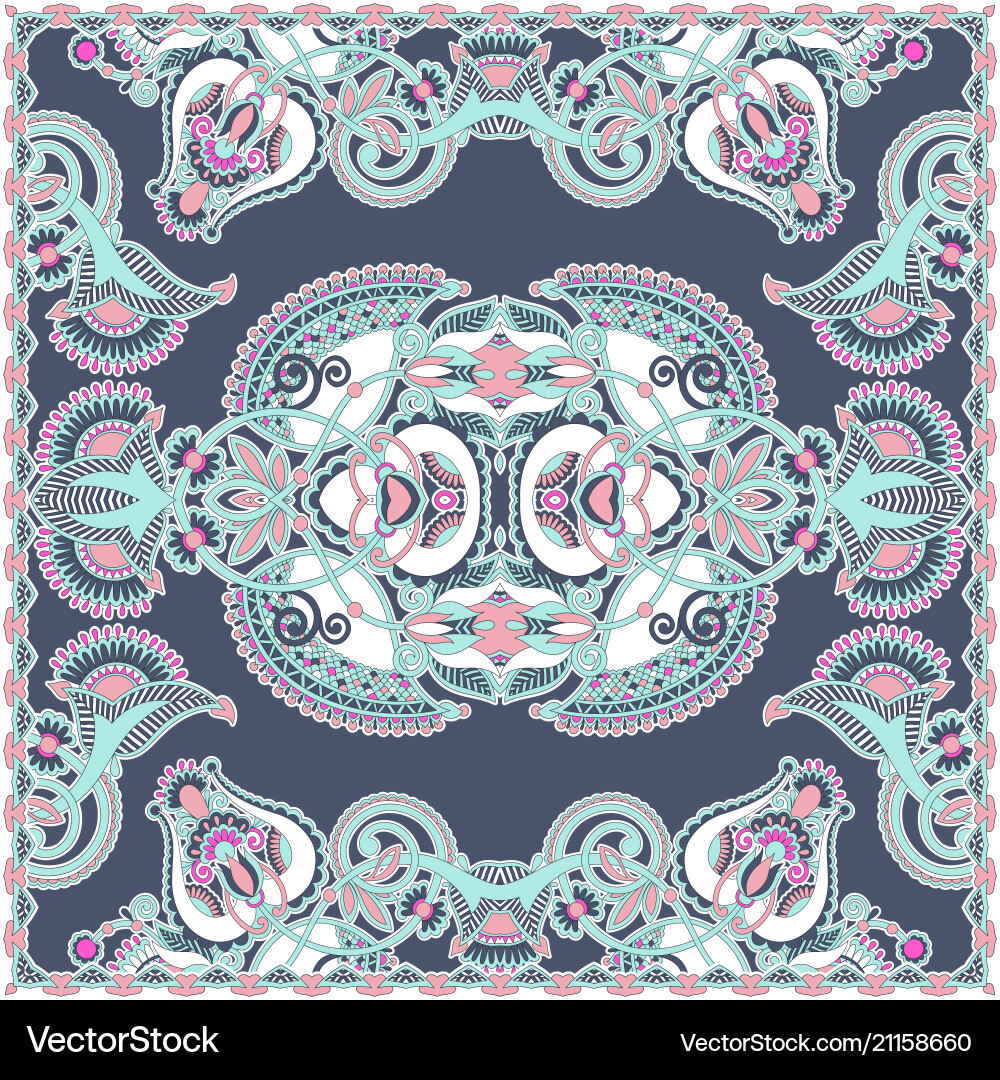 Traditional ornamental floral arabesque paisley Traditional ornamental floral arabesque paisley vector image