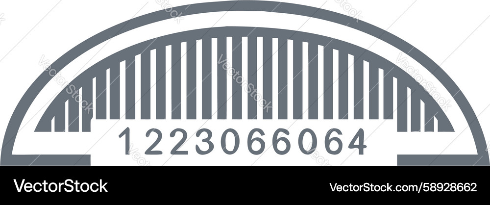 Digital Data Segment Icon Vector Image