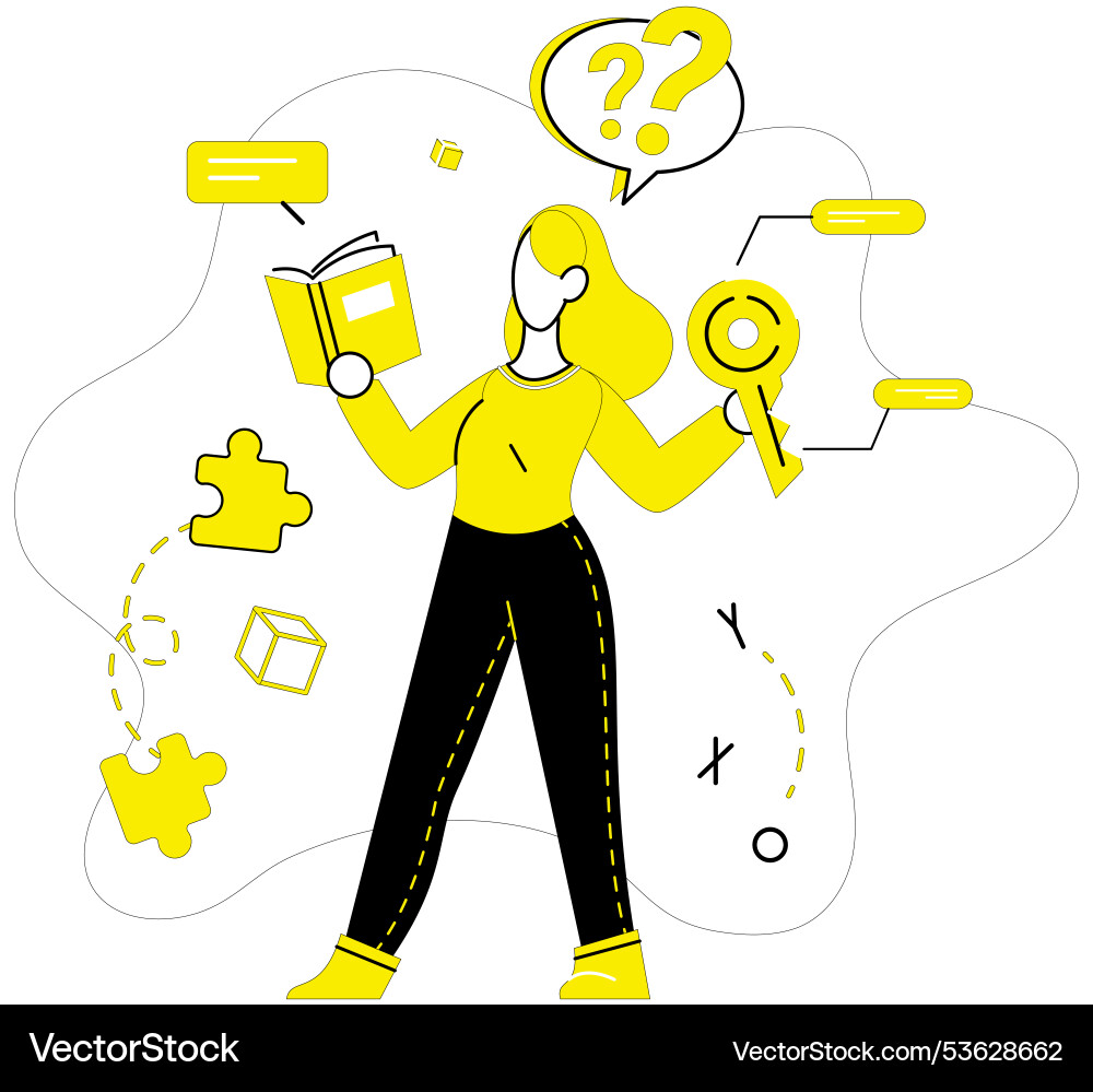 Problem solving brainstorming and analysis Problem solving brainstorming and analysis Vector Image