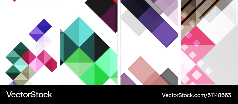 A colorful geometric pattern with triangles A colorful geometric pattern with triangles Vector Image