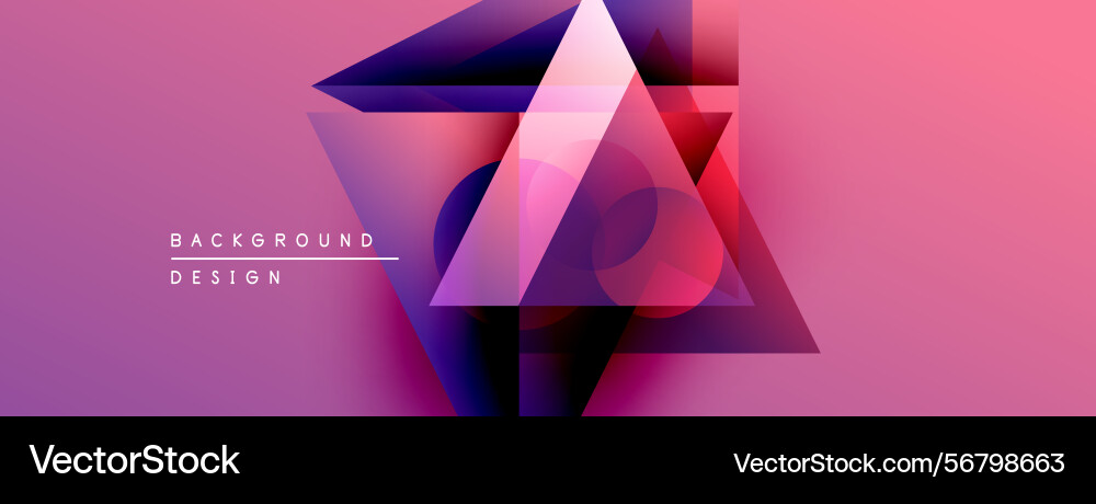 Abstract geometric shapes overlap creating Abstract geometric shapes overlap creating vector image