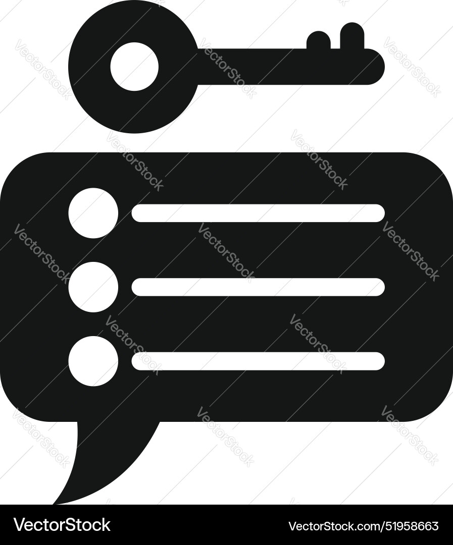 Key unlocking secure communication in speech vector image