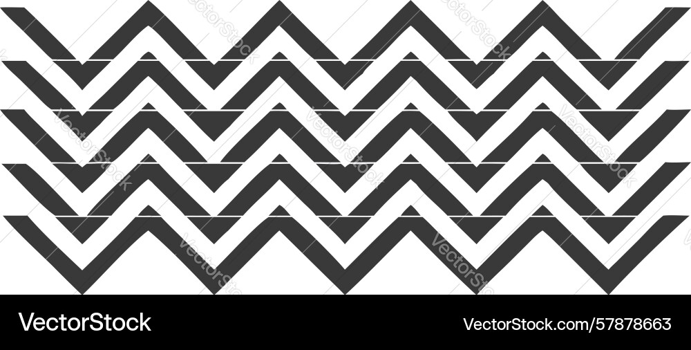 Thin zigzag line pattern abstract dynamic vector image