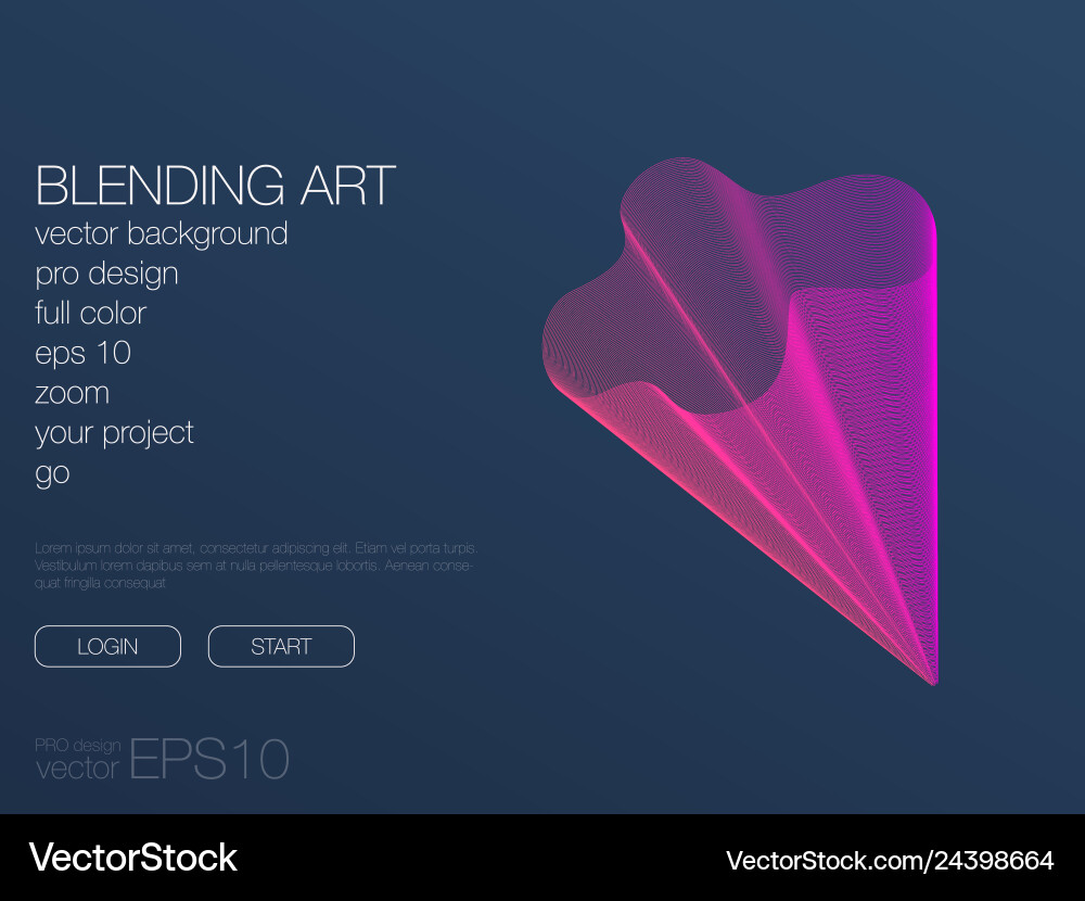 Abstract blend background template for web site Abstract blend background template for web site vector image