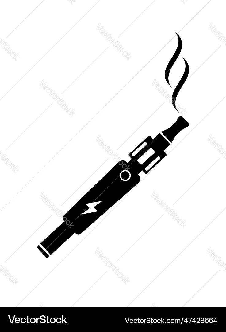 e cigarette clipart Simple Vaping Electronic Cigarette Icon – Royalty-Free Vector