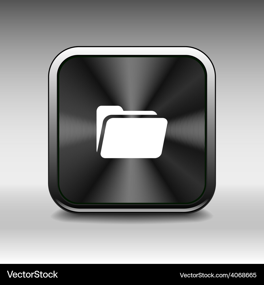 Circle icon folder binder isolated file document d Vector Image
