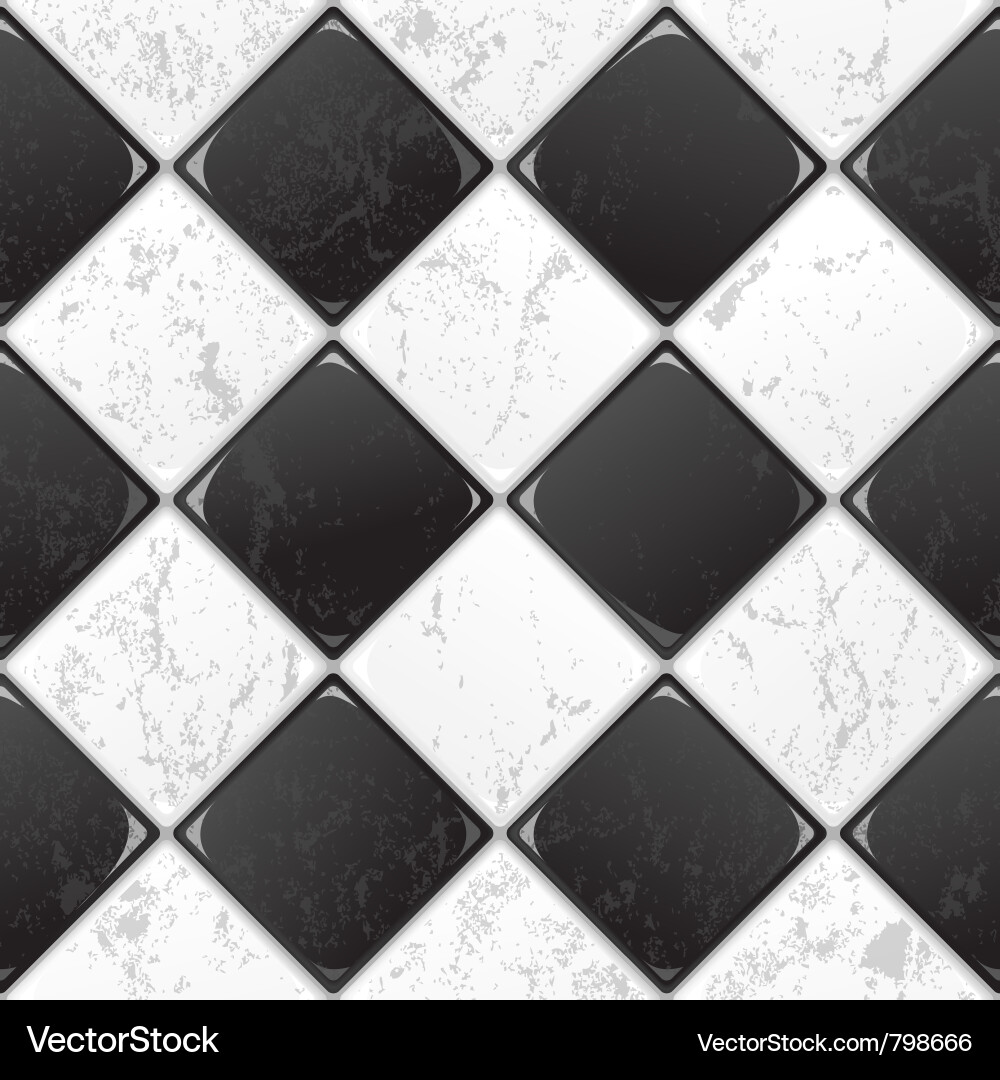 Checkerboard Tile Pattern vector image