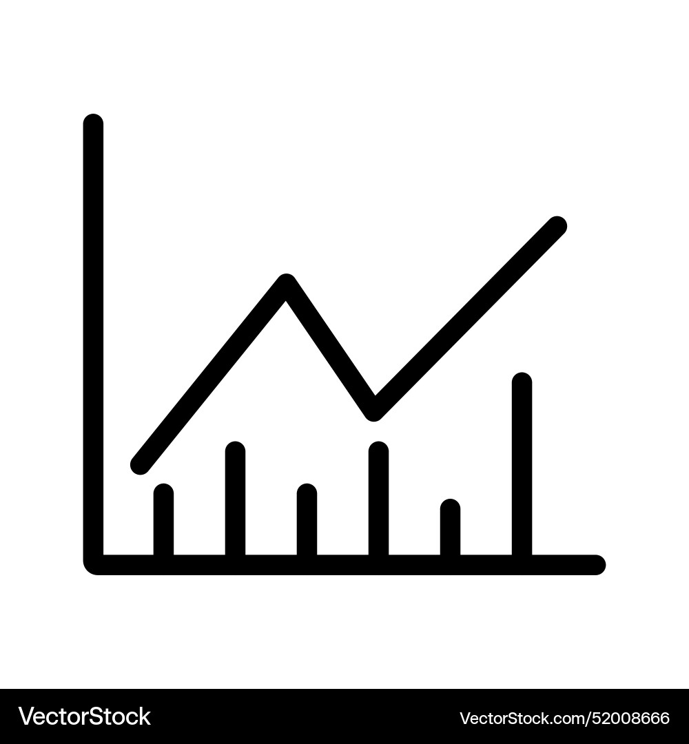Statistics icon ideal for data analysis vector image