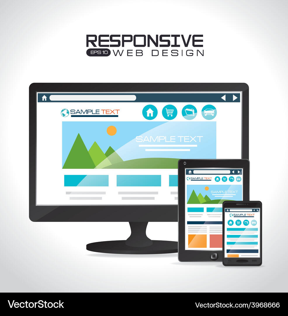 Web design Vector Image