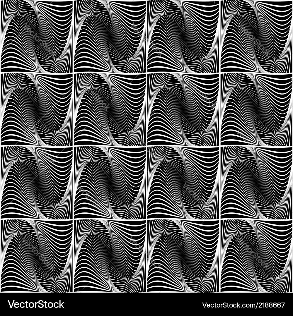 Design seamless wave geometric pattern Vector Image