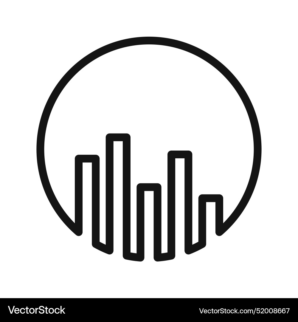 Performance stats icon ideal for data analysis vector image