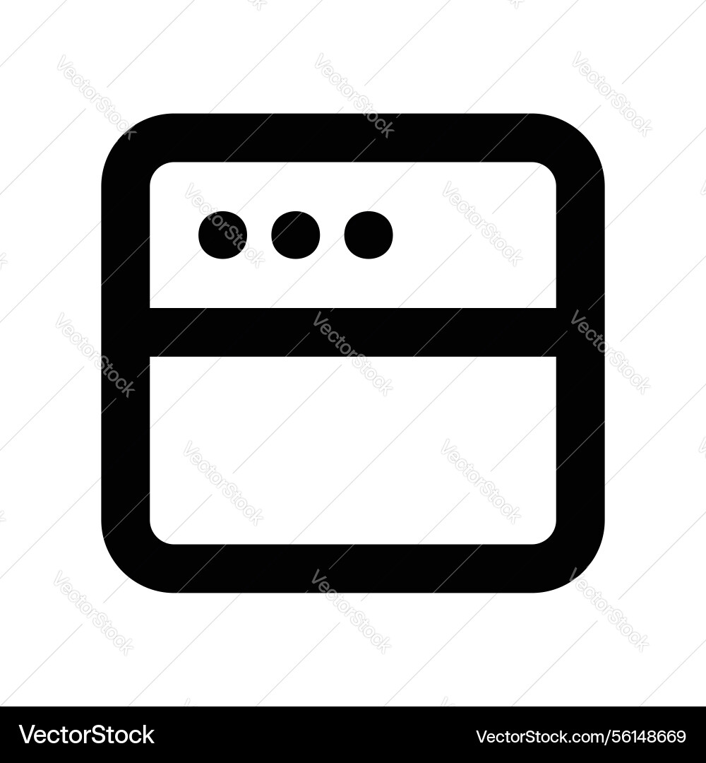 A minimalist graphical element for specific vector image